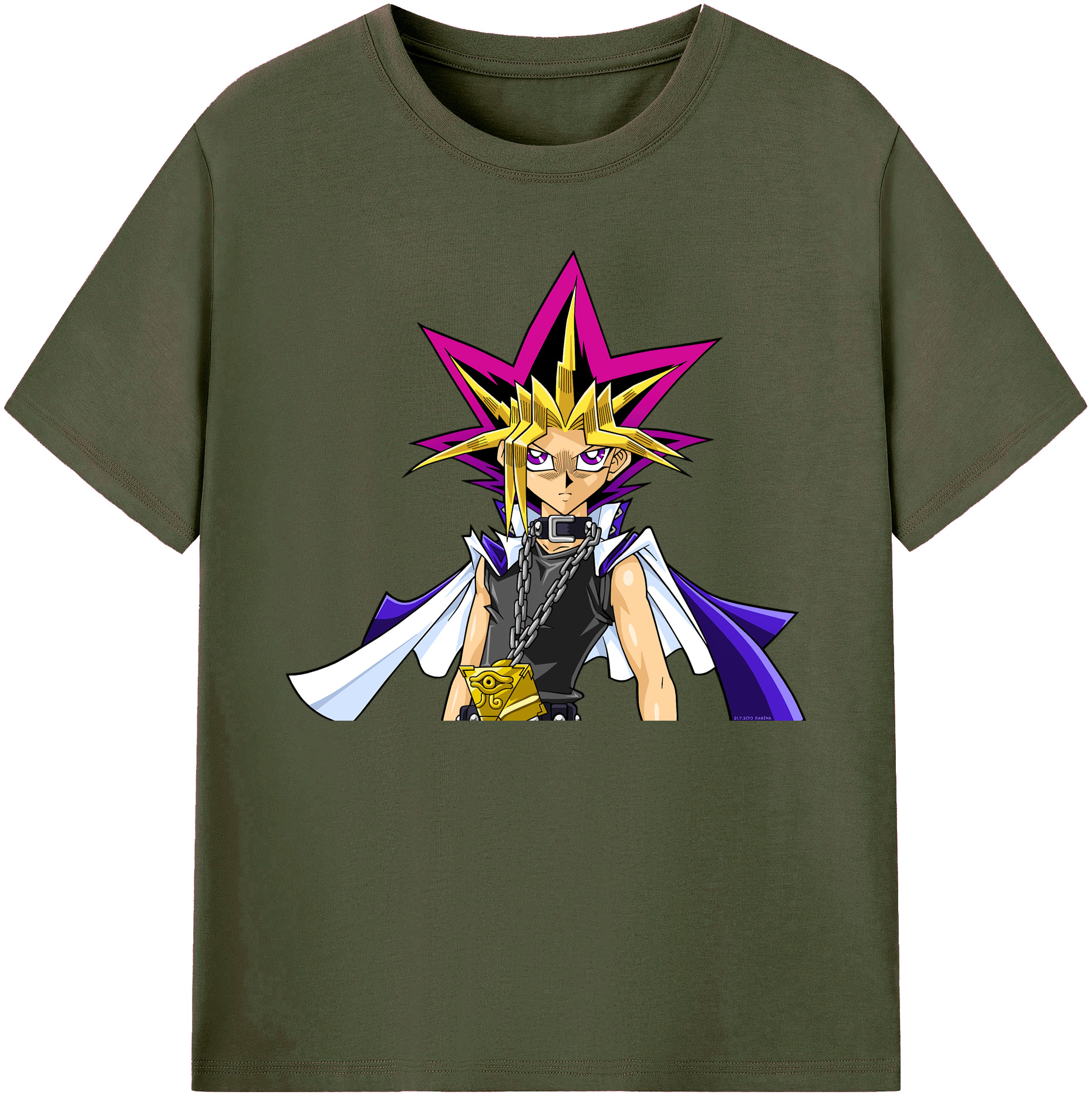 （画像用） 遊☆戯☆王 Yu-Gi-Oh! 綿100％ メンズ半袖Tシャツ｜肌触りやわらか＆通気性